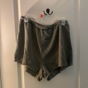 AERIE- offline lounge shorts grey